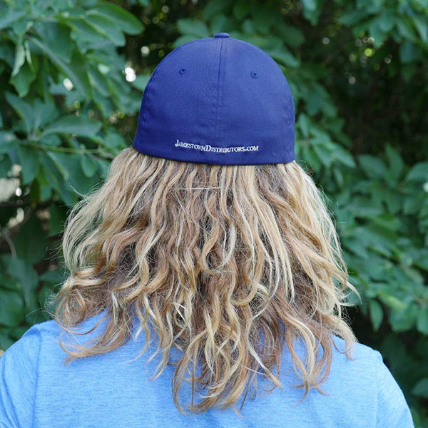TotalBoat Flexfit Fitted Baseball Cap Back Navy