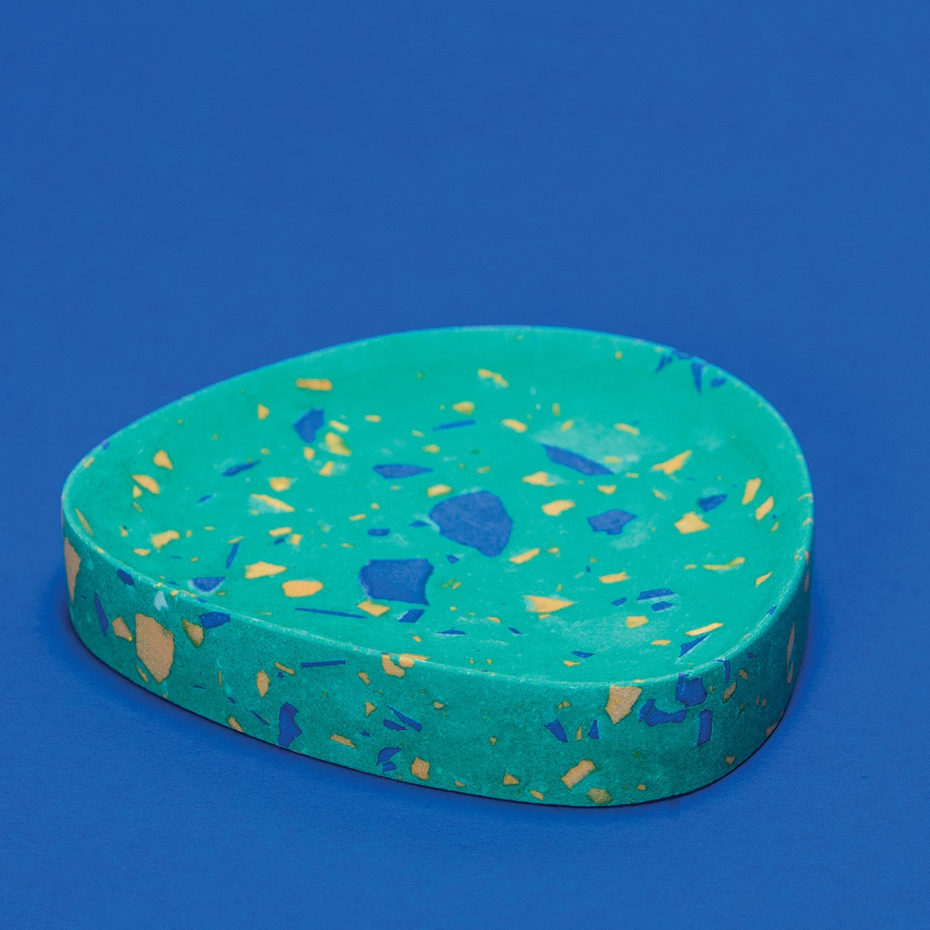 Razzo Starter Kit green terrazzo modern coaster