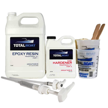 5:1 Traditional Epoxy Resin Gallon Kit with Fast Hardener