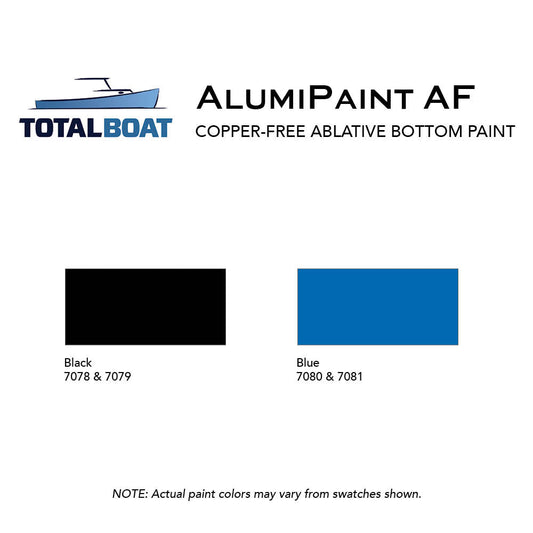 TotalBoat AlumiPaint AF Aluminum Antifouling Paint Color Chart