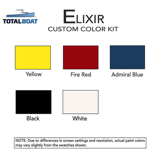 TotalBoat Elixir Custom Color Kit Colors