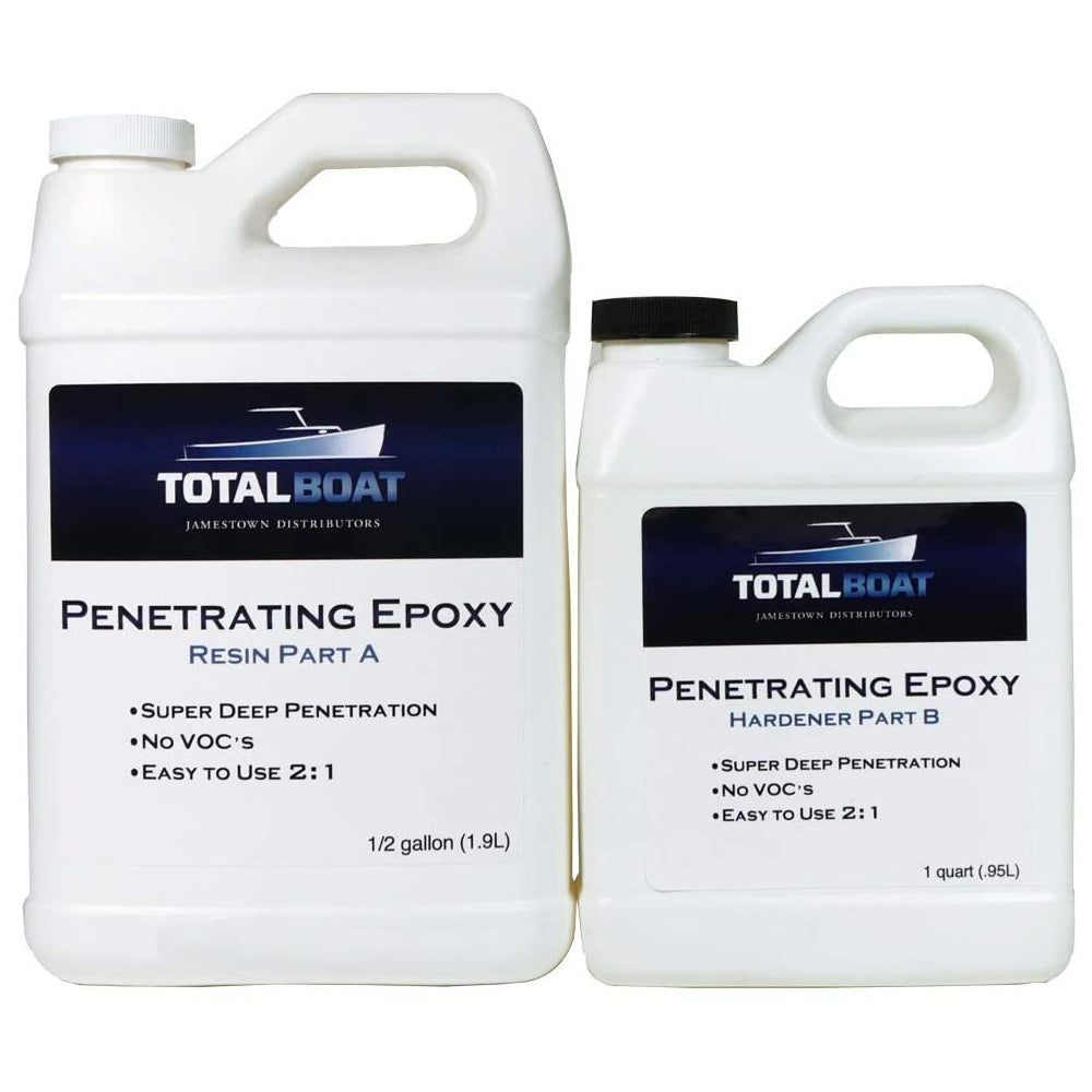 TotalBoat Penetrating Epoxy Sealer Cold Weather Half Gallon Kit