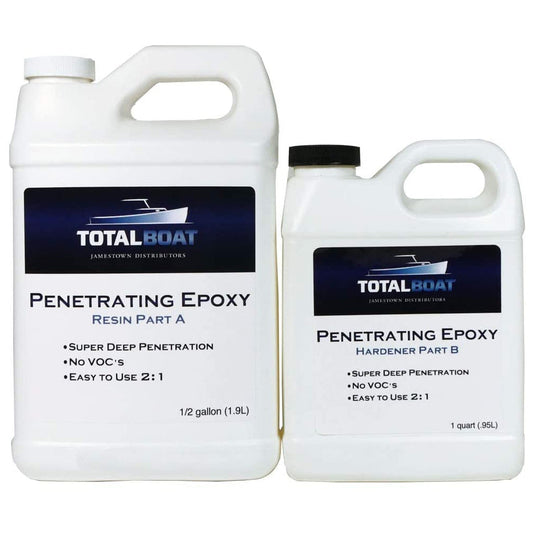 TotalBoat Penetrating Epoxy Sealer Cold Weather Half Gallon Kit