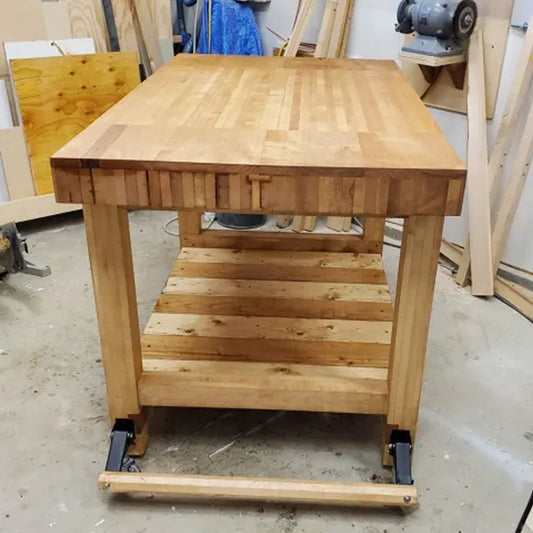 TotalBoat Penetrating Epoxy Sealer used to complete a wood island
