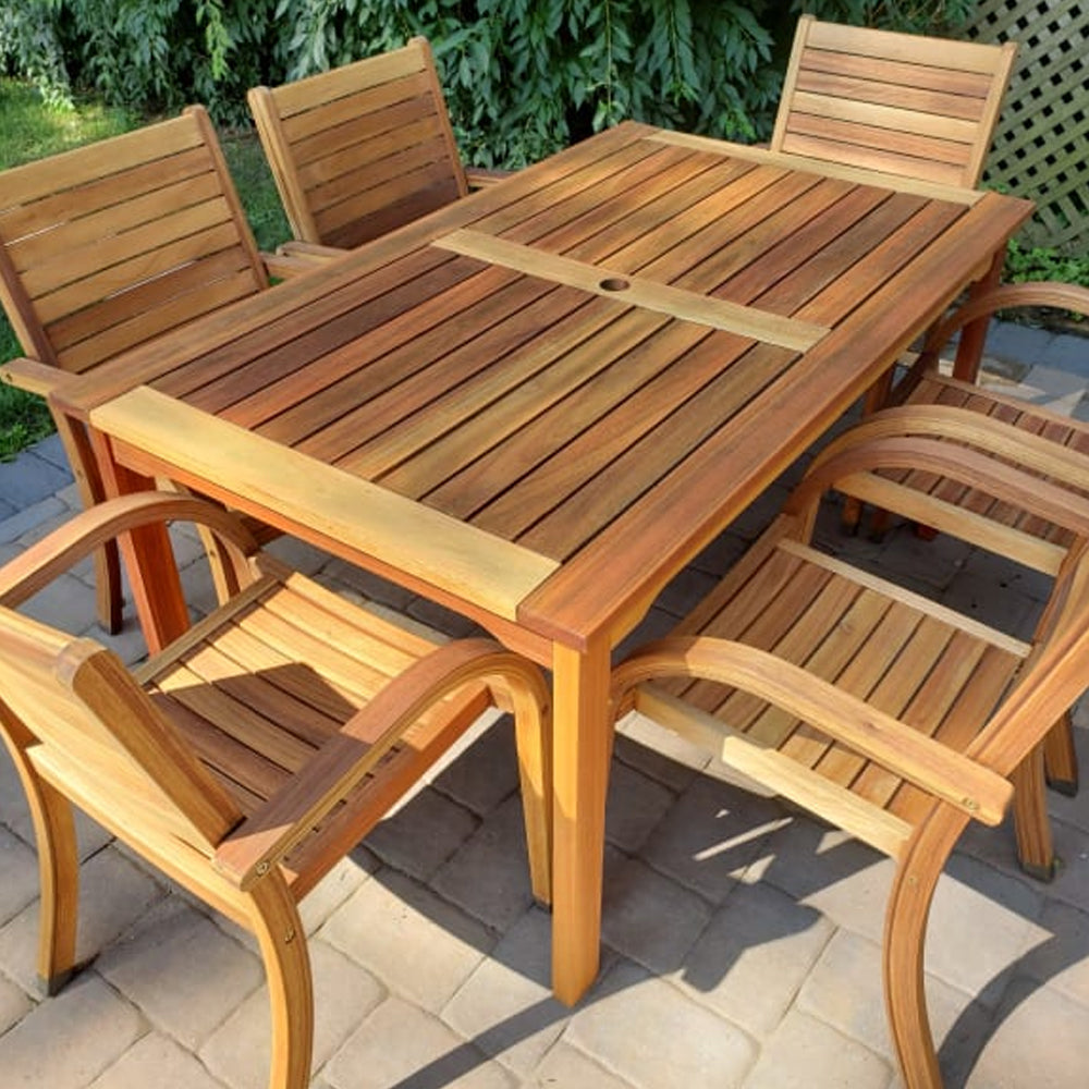 TotalBoat Teak Oil on a dining set