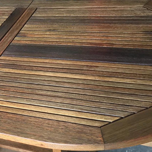 TotalBoat Teak Oil closeup of a table