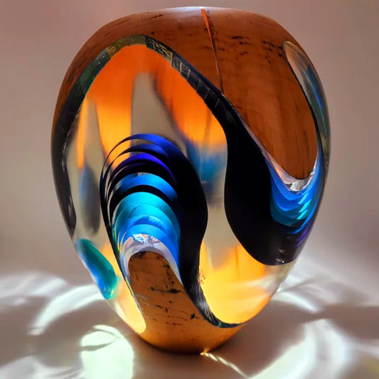 ThickSet Fathom Deep Pour Clear Casting Epoxy vase