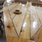 TotalBoat Clear High Performance Epoxy Kit used on a wooden boat