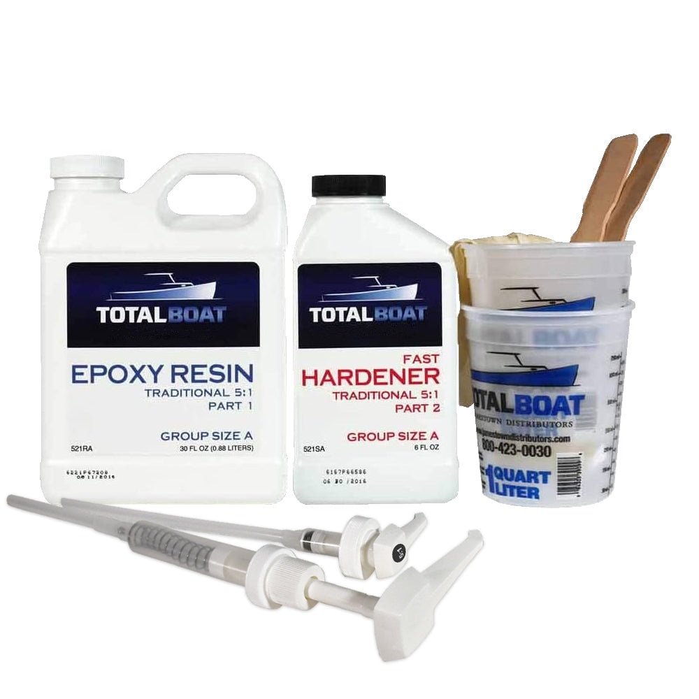 5:1 Traditional Epoxy Resin Quart Kit   with Fast Hardener