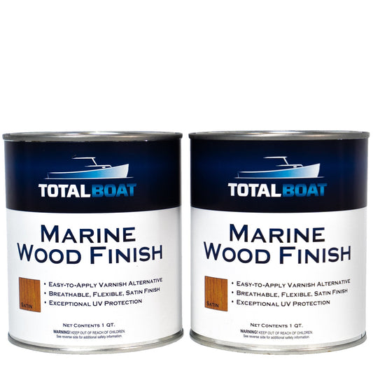 TotalBoat Marine Wood Finish Satin 2 Quart