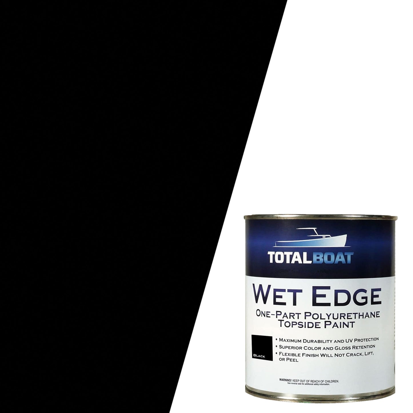 TotalBoat Wet Edge Topside Paint Black