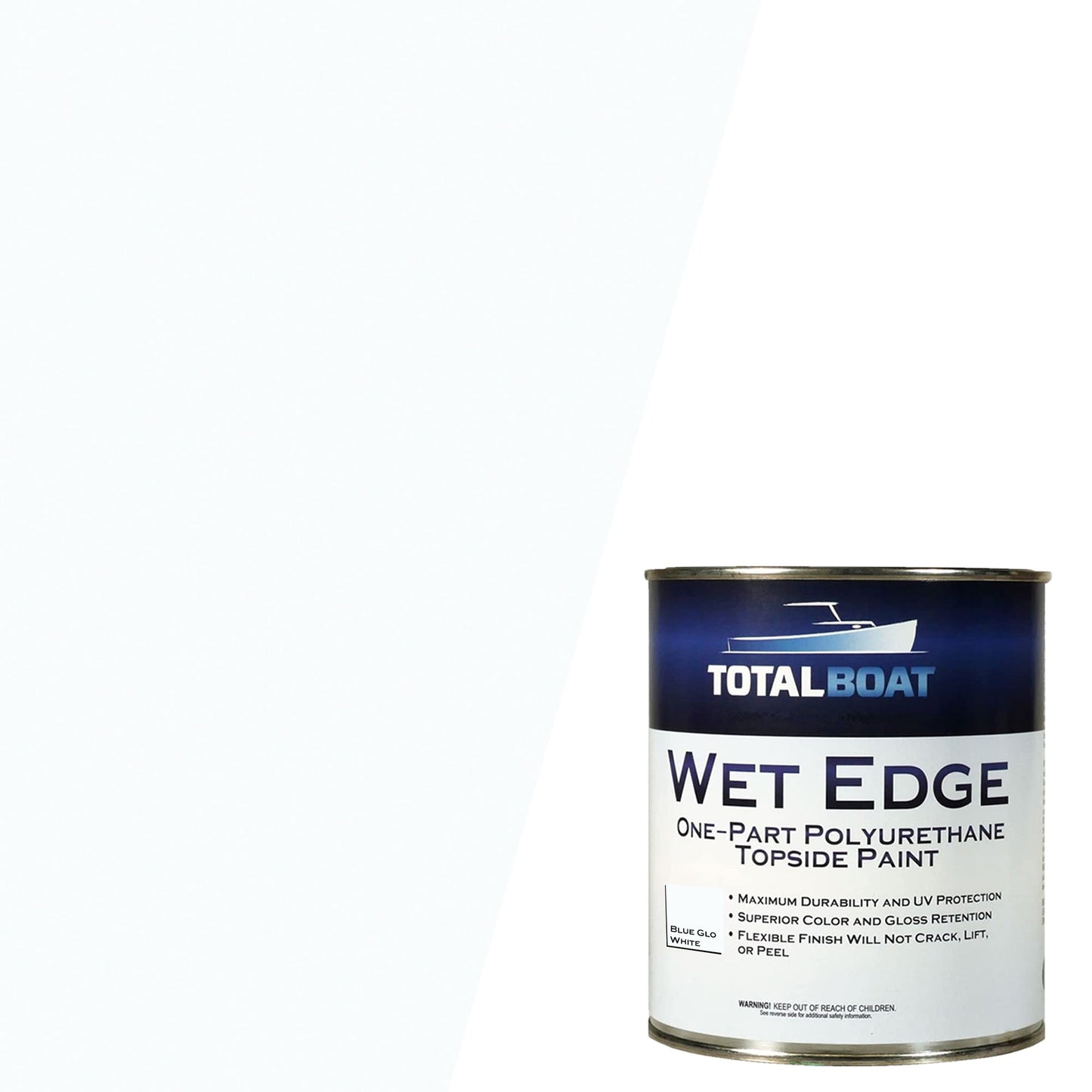 TotalBoat Wet Edge Topside Paint Blu Glo White