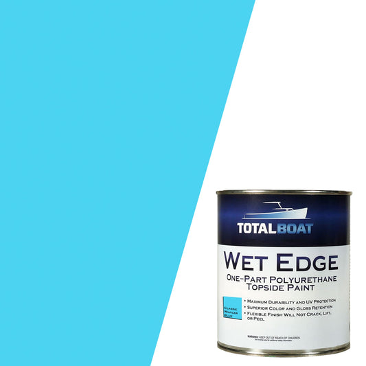 TotalBoat Wet Edge Topside Paint Classic Whaler Blue