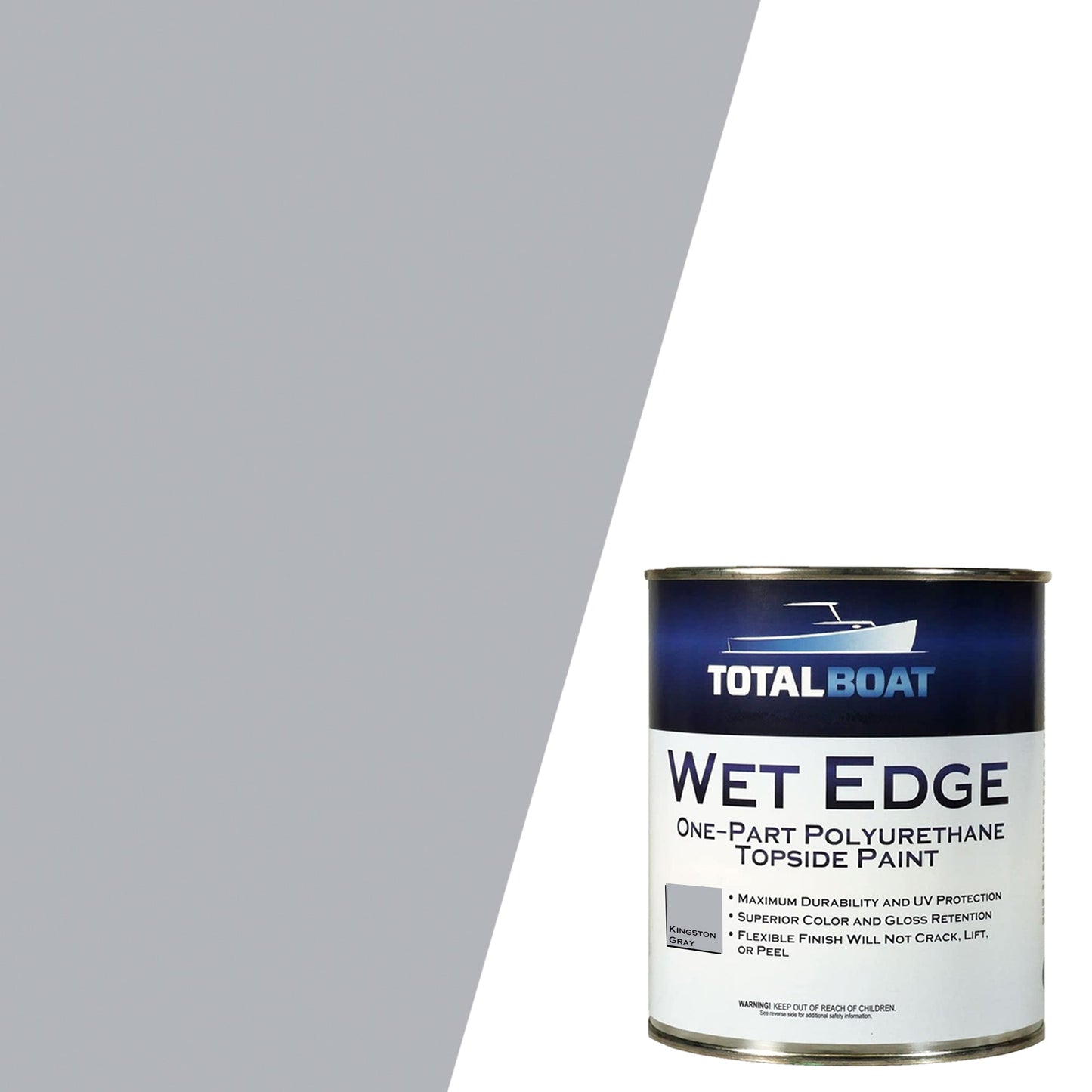 TotalBoat Wet Edge Topside Paint Kingston Gray