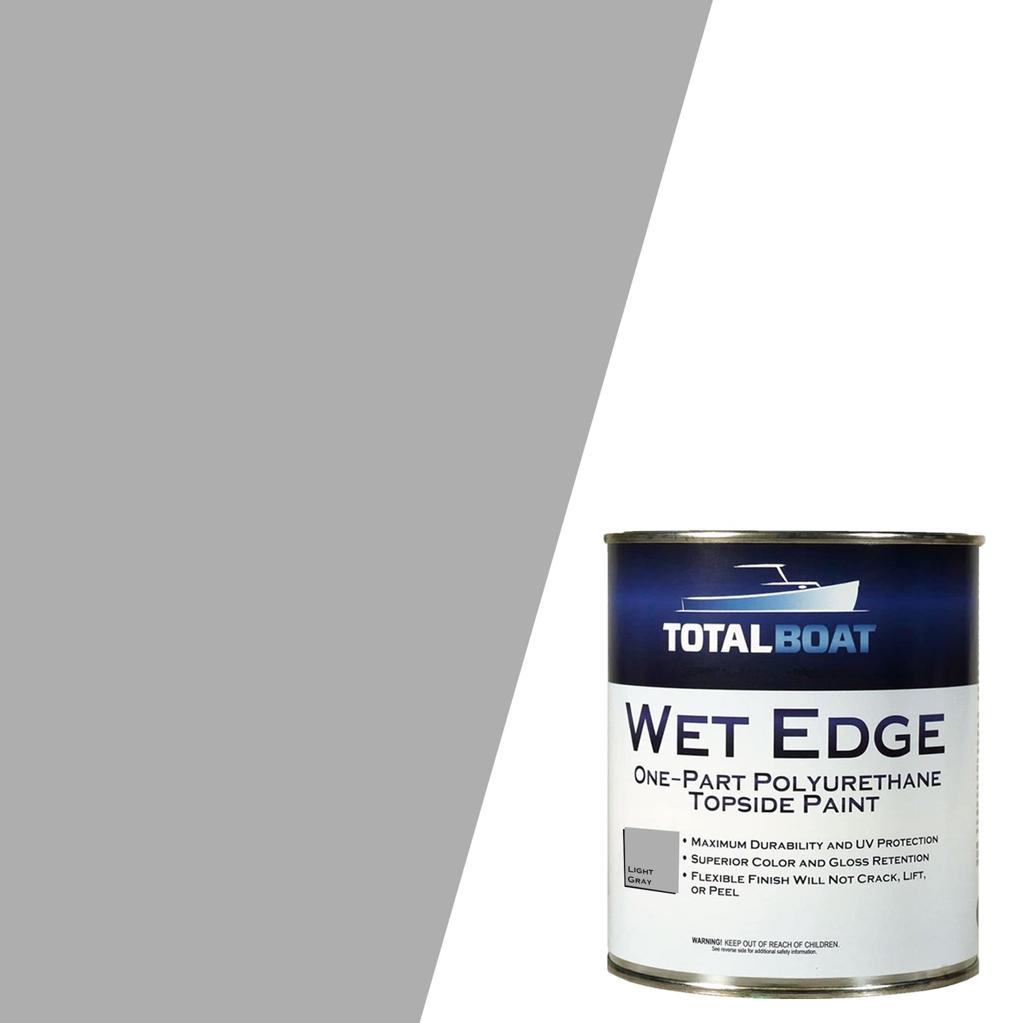 TotalBoat Wet Edge Topside Paint Light Gray
