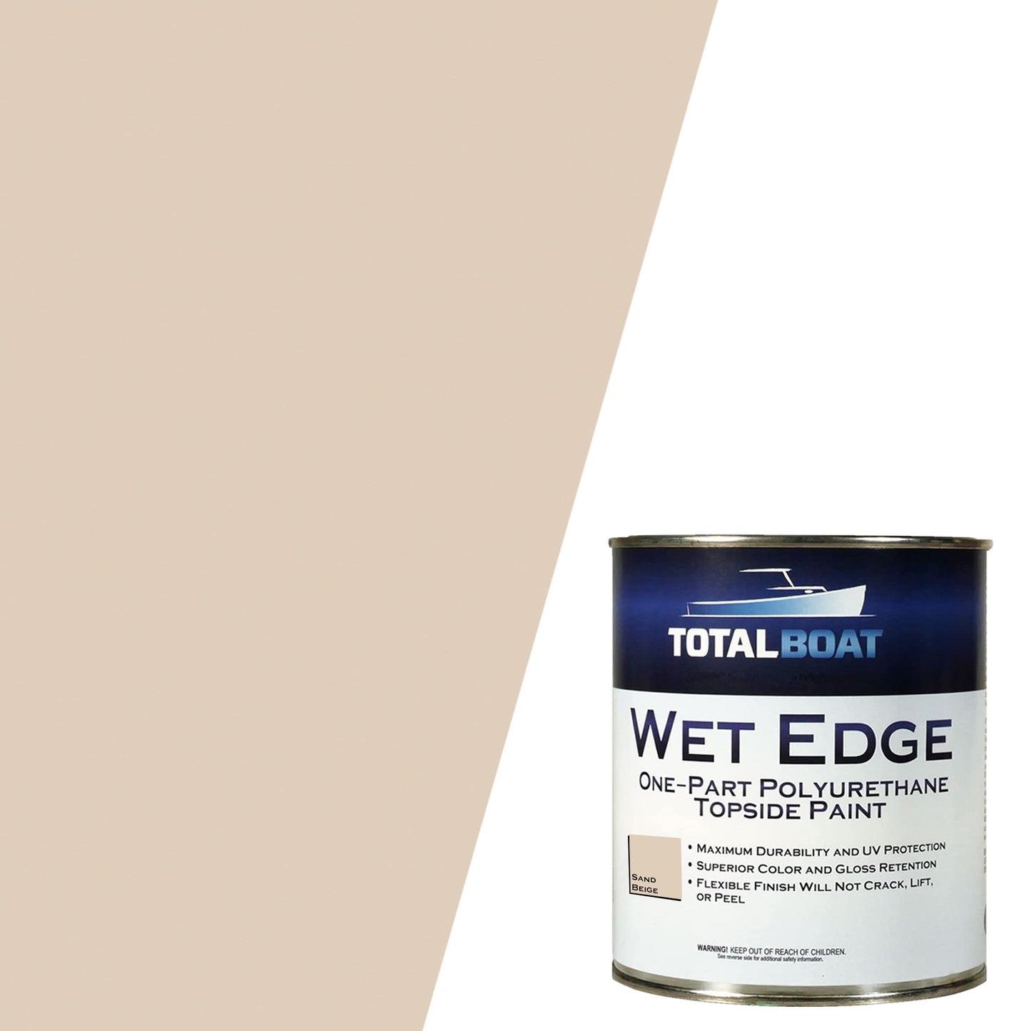 TotalBoat Wet Edge Topside Paint Sand Beige